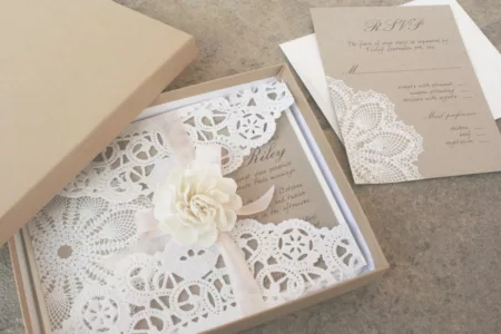 أحدث تصميمات لبطاقة الزفاف