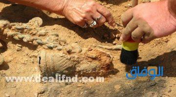 عمق المقابر الفرعونية في التربة الرملية