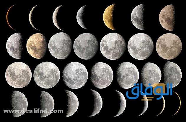 مراحل القمر.