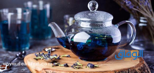فوائد الشاي الأزرق