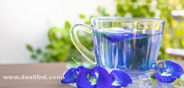 الآثار الجانبية لتناول الشاي الأزرق 